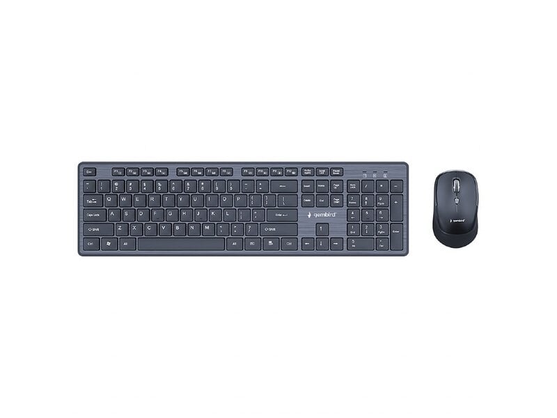 Draadloos desktop set, zwart, US-layout