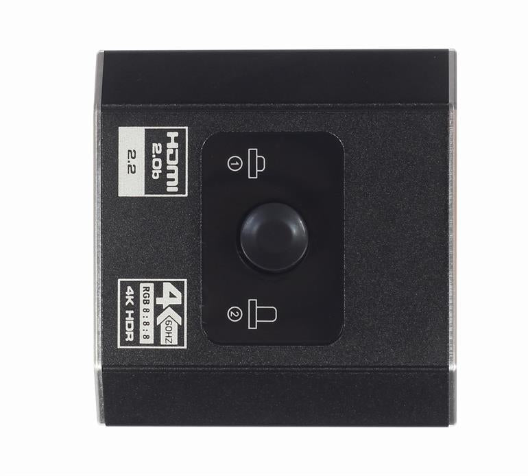 Cablexpert Bi-directionele HDMI 4K-switch, 2 poorten (DSW-HDMI-21)